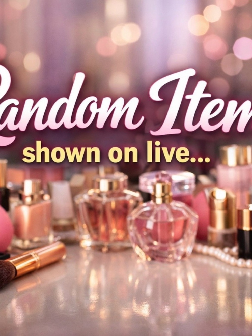 Purchase a random beauty item on live